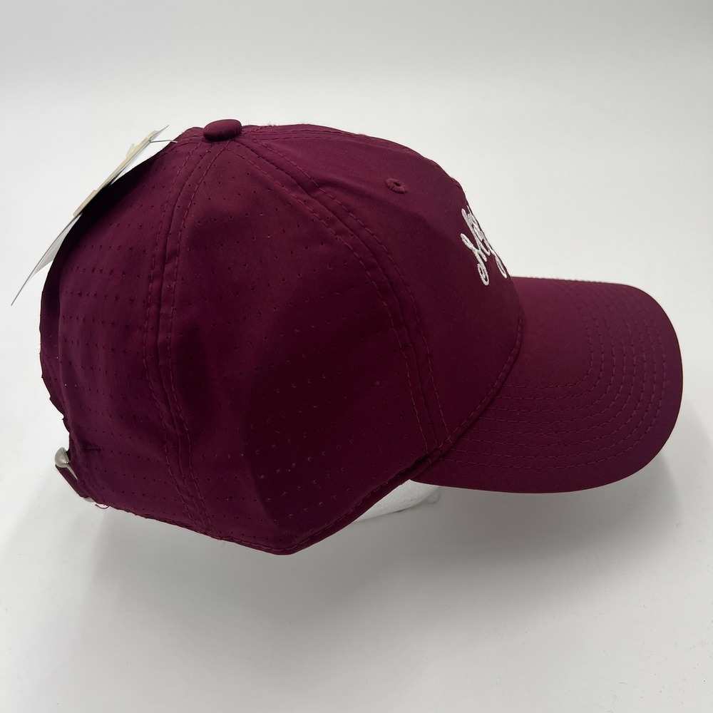 The Game Mississippi State Bulldogs Hat Dark Maroon‎ Script Adjustable NWT - Picture 4 of 7
